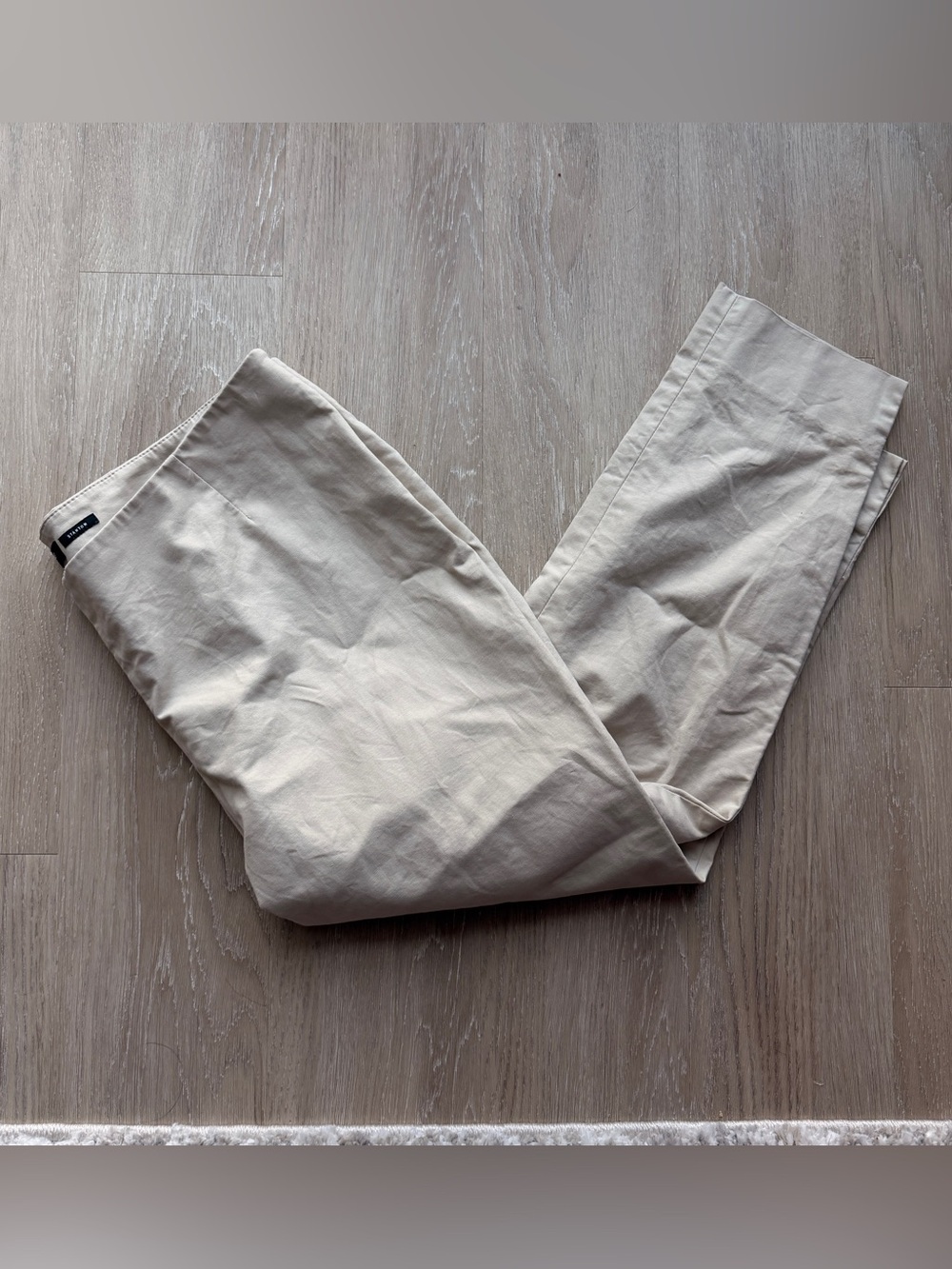 Lafayette 148 NY tan ankle work pants